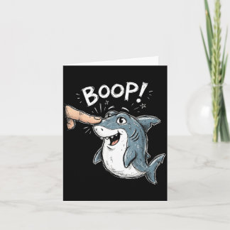 Grappige Cute Neus Boop Haai Boong Zomer Strand Me Kaart