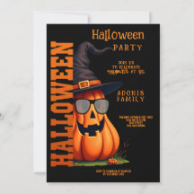 Grappige Cute Pumpkin Halloween Feest Viering
