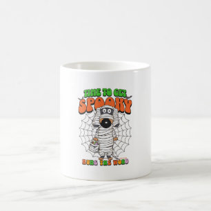 Grappige Cute Tijd om Spooky Mummie te krijgen Koffiemok