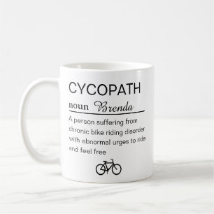 Grappige Cycopath Definitie Koffiemok