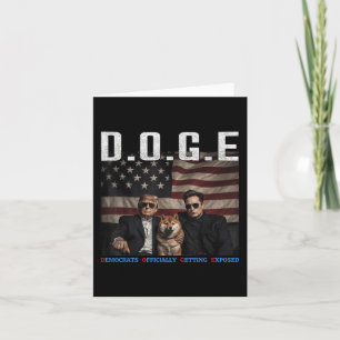 Grappige D.O.G.E Doge Democraten krijgen officieel Kaart