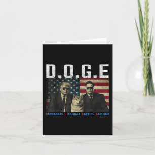 Grappige D.O.G.E Doge Democraten krijgen officieel Kaart