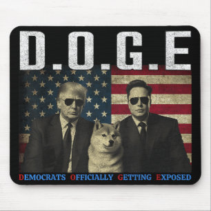 Grappige D.O.G.E Doge Democraten krijgen officieel Muismat