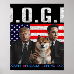 Grappige D.O.G.E Doge Democraten krijgen officieel Poster
