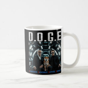 Grappige D.O.G.E Doge Democraten officieel krijgen Koffiemok