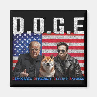 Grappige D.O.G.E Doge Democraten officieel krijgen Magneet