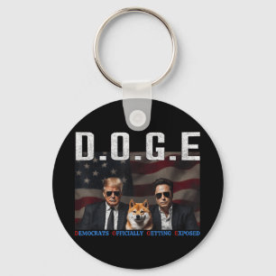 Grappige D.O.G.E Doge Democraten officieel krijgen Sleutelhanger