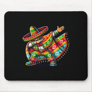 Grappige Dabbing Boys Mexicaanse Poncho Cinco De M Muismat