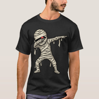 Grappige Dabbing Mummie Streetwear Halloween T-shi T-shirt