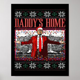 Grappige Daddy's Home Trump Lelijke Kerstmuts Xm Poster