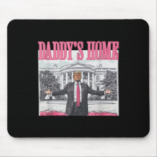 Grappige Daddy's Thuis Trump Roze 2024 Neem Amerik Muismat