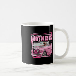 Grappige Daddy's Thuis Trump Roze 2024 Take Americ Koffiemok