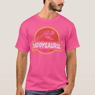Grappige Daddysaurus Re Dinosaur vader Jurassic va T-shirt