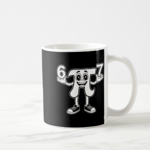 Grappige dag 3.14 symbool 67 meme wiskunde grap ge koffiemok