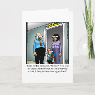 Grappige Dag van de Lerarenwaardering Kaart