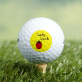 Grappige dames lieveheersbeestje thema golfballen (Insitu Shirt)