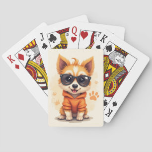 Grappige Dandie Dinmont Terrier Kawaii Hond Pokerkaarten