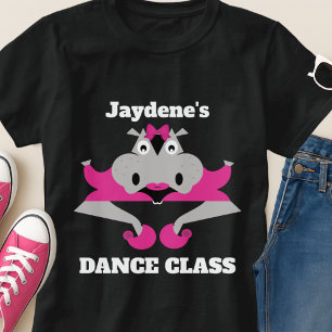 Grappige Dansende Nijlpaard T-shirt