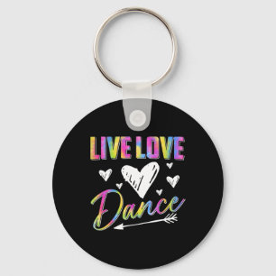 Grappige danser dansen vrouwen meisjes live liefde sleutelhanger