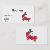 grappige danskrab visitekaartje (Voorkant / Achterkant)