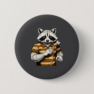 Grappige Dart Wasbeer T-shirt Voor Het Werpen Van Ronde Button 5,7 Cm