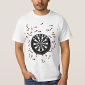 Grappige Darts T-shirt (Voorkant)