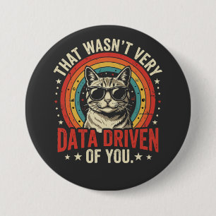 Grappige data-analist quote die niet erg data was ronde button 7,6 cm