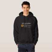 Grappige Data Scientist Definitie Computerwetensch Hoodie (Voorkant volledig)