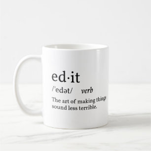 Grappige Definitie Bewerken Koffiemok
