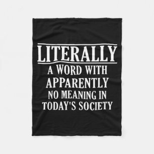 Grappige definitie sarcastische uitspraken leraar fleece deken