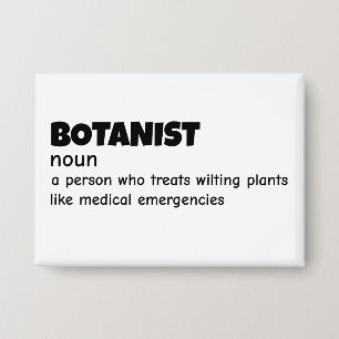 Grappige definitie voor plants wetenschapper button