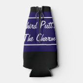 Grappige derde putt is het charme golf geschenk flesjeskoeler (Achterkant)