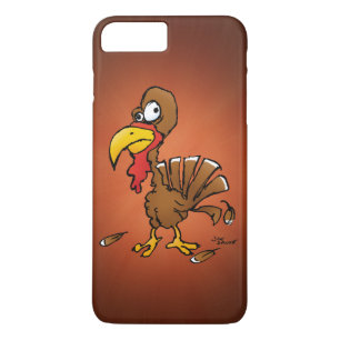 Grappige Derp Kalkoen Cartoon iPhone 8 Plus / 7 Plus Hoesje