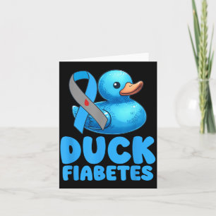Grappige Diabetes Bewustzijn Eend Fiabetes Cool Ru Kaart
