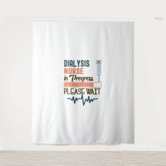 Grappige Dialyse Verpleegkundige Gift Dialyse Verp Wandkleed
