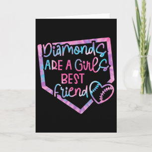 Grappige diamanten zijn een meisje beste vriend ve kaart