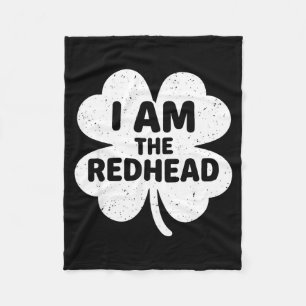 Grappige dibs op de roodharige ik ben de roodharig fleece deken