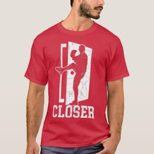 Grappige Dichter Slam de Deur Baseball Pitching Pi T-shirt
