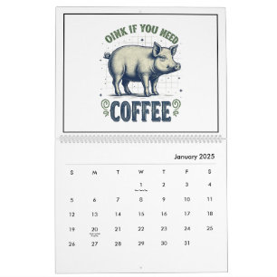 Grappige dieren geïnspireerde kalender