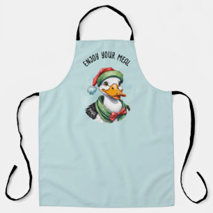 Grappige dierlijke kerstfavorieten - Eend 2 Schort