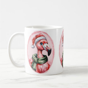 Grappige dierlijke Kerstfavorieten - Flamingo 1 Koffiemok