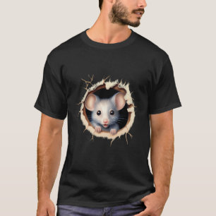 Grappige dierlijke muis muizen liefhebber rat gesc t-shirt