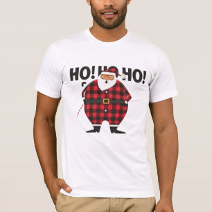 Grappige dikke kerstman T-Shirt
