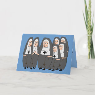 Grappige "Dikke Nonnen" Cadeaus voor elke gelegenh Kaart