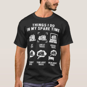 Grappige dingen die ik doe in mijn vrije tijd vrac t-shirt