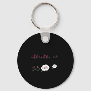 Grappige Dingen Vrije Tijd Fiets Sleutelhanger
