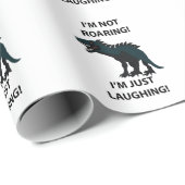 Grappige Dinosaur Cadeaupapier (Rol Hoek)