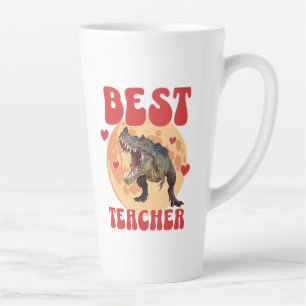Grappige Dinosaur Dinosaur Beste Leraar Latte Mok