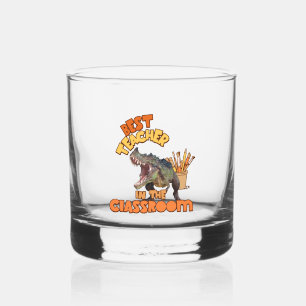 Grappige Dinosaurius Kunstleraar Creatieve Klaslok Whisky Glas