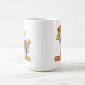 Grappige dinosaurus beste leraar in de klas koffiemok (Center)